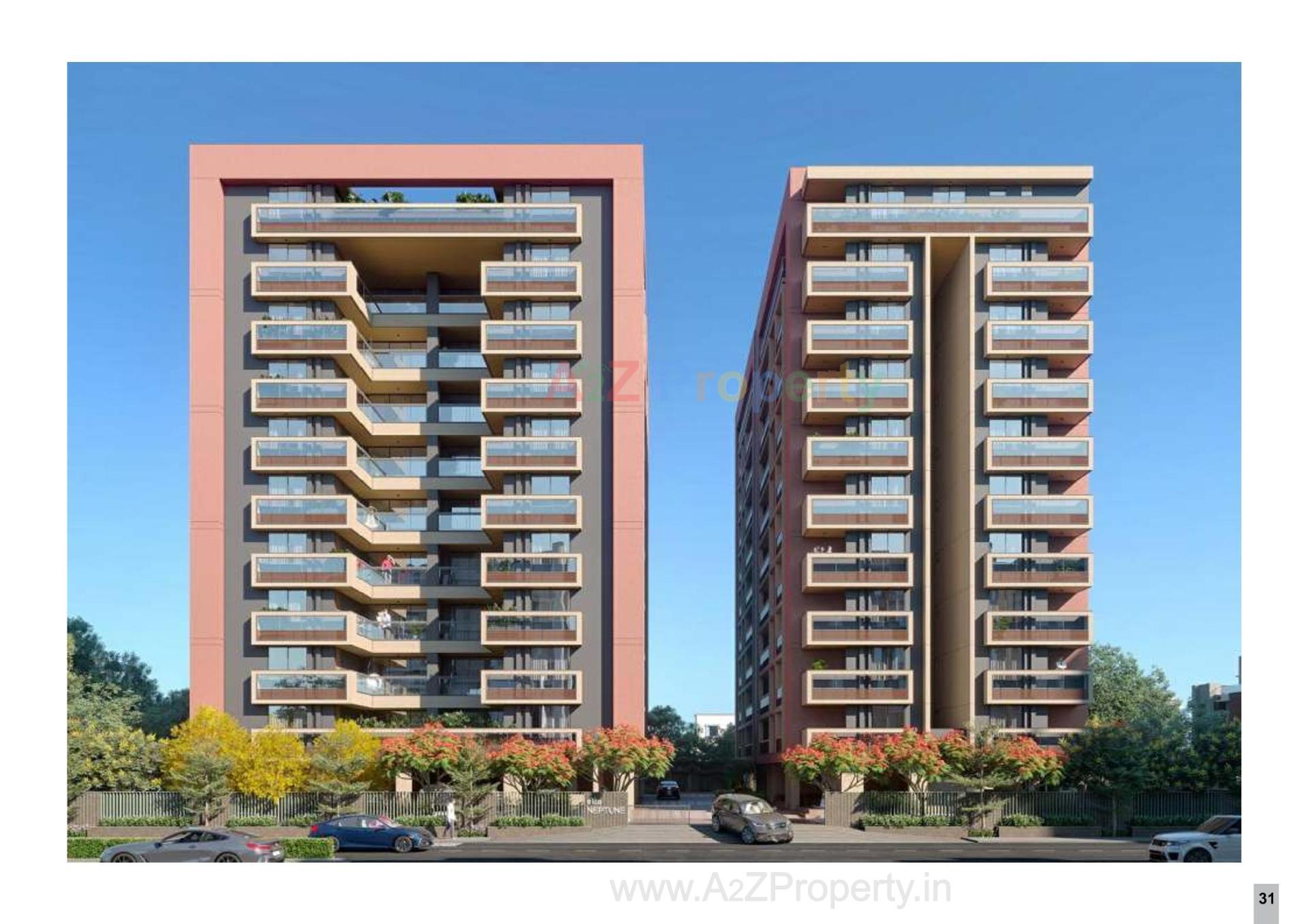 3D Elevation of real estate project Elite Neptune located at Ahmedabad, Ahmedabad, Gujarat