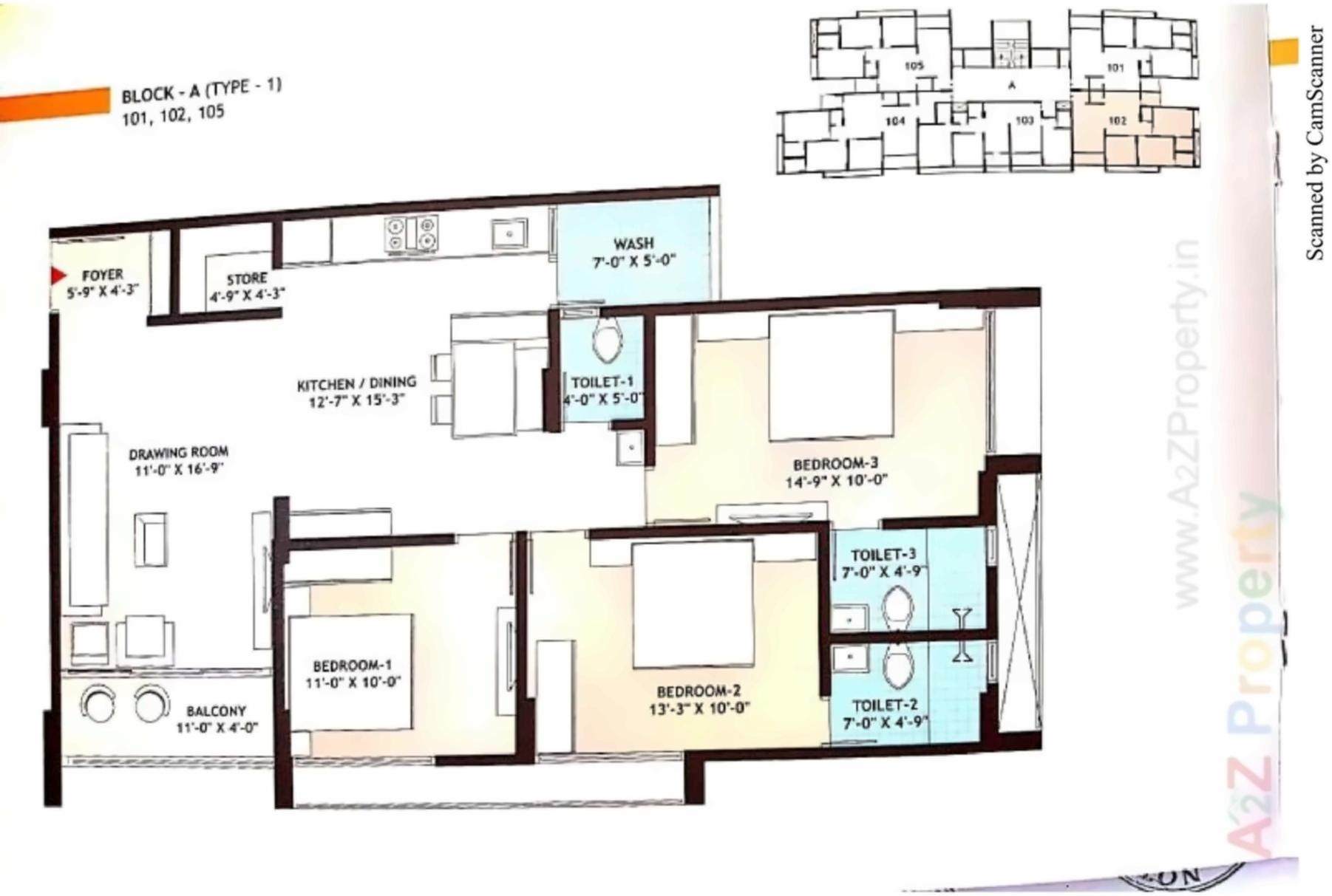 Layout of real estate project Eliteone located at Gota, Ahmedabad, Gujarat