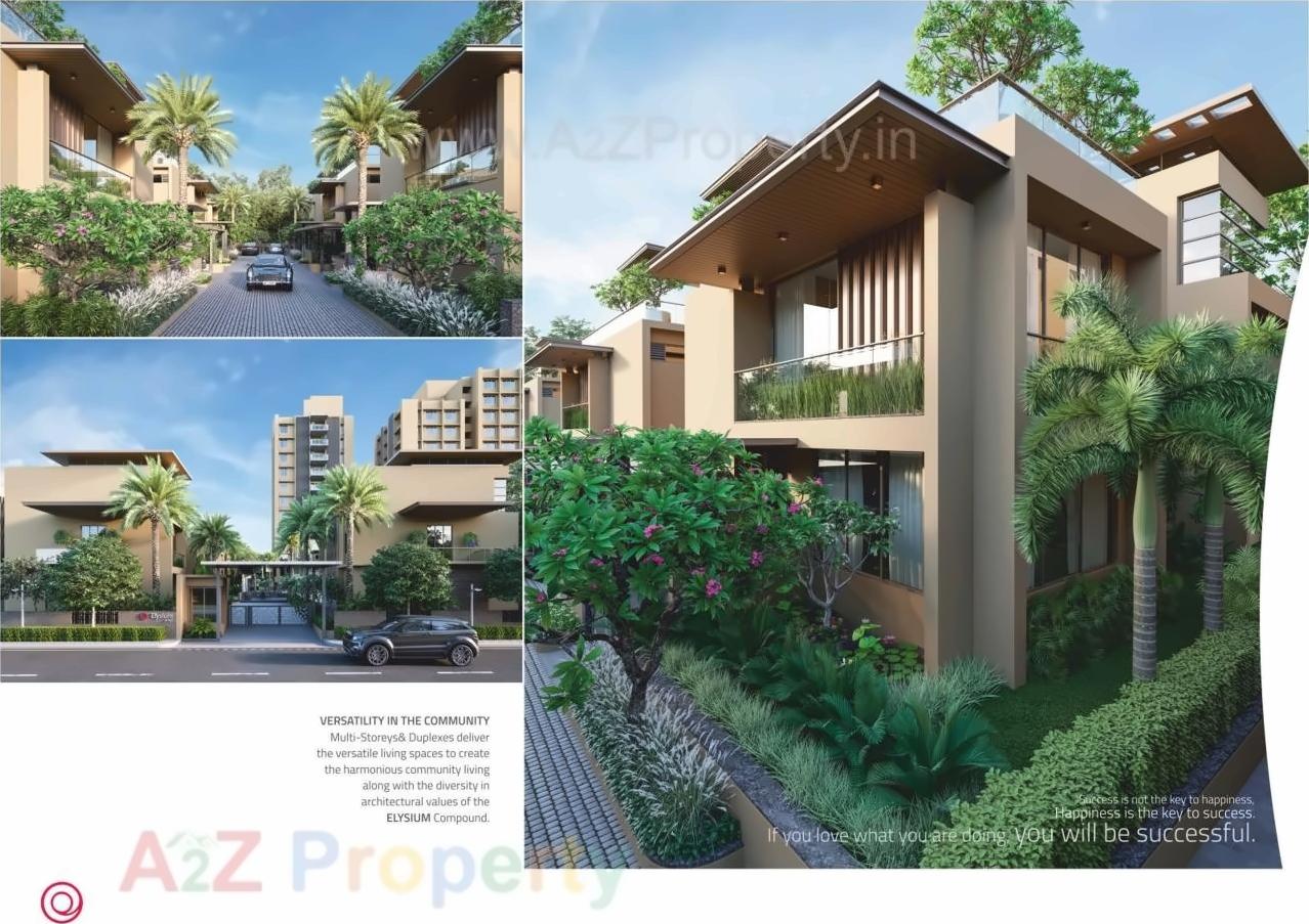 3D Elevation of real estate project Elysium Arise located at Chandkheda, Ahmedabad, Gujarat