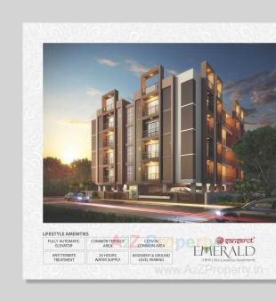Elevation of real estate project Emerald Apartment located at Vejalpur, Ahmedabad, Gujarat