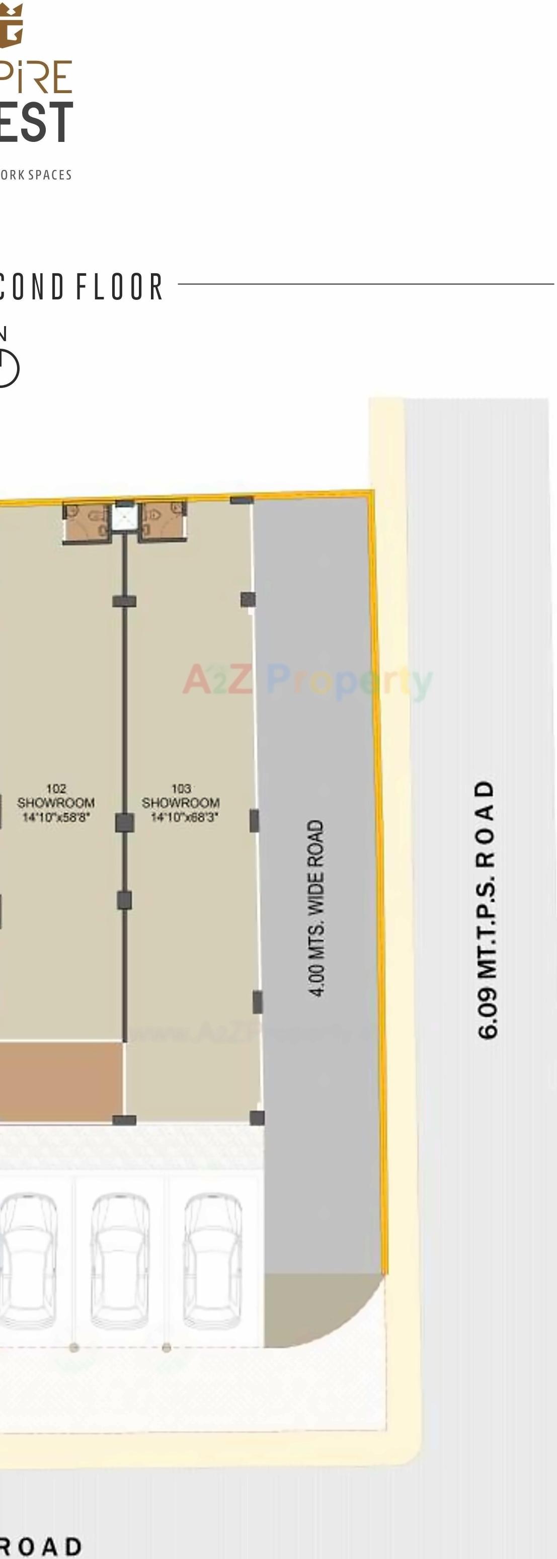 Layout of real estate project Empire Crest located at Ahmedabad, Ahmedabad, Gujarat