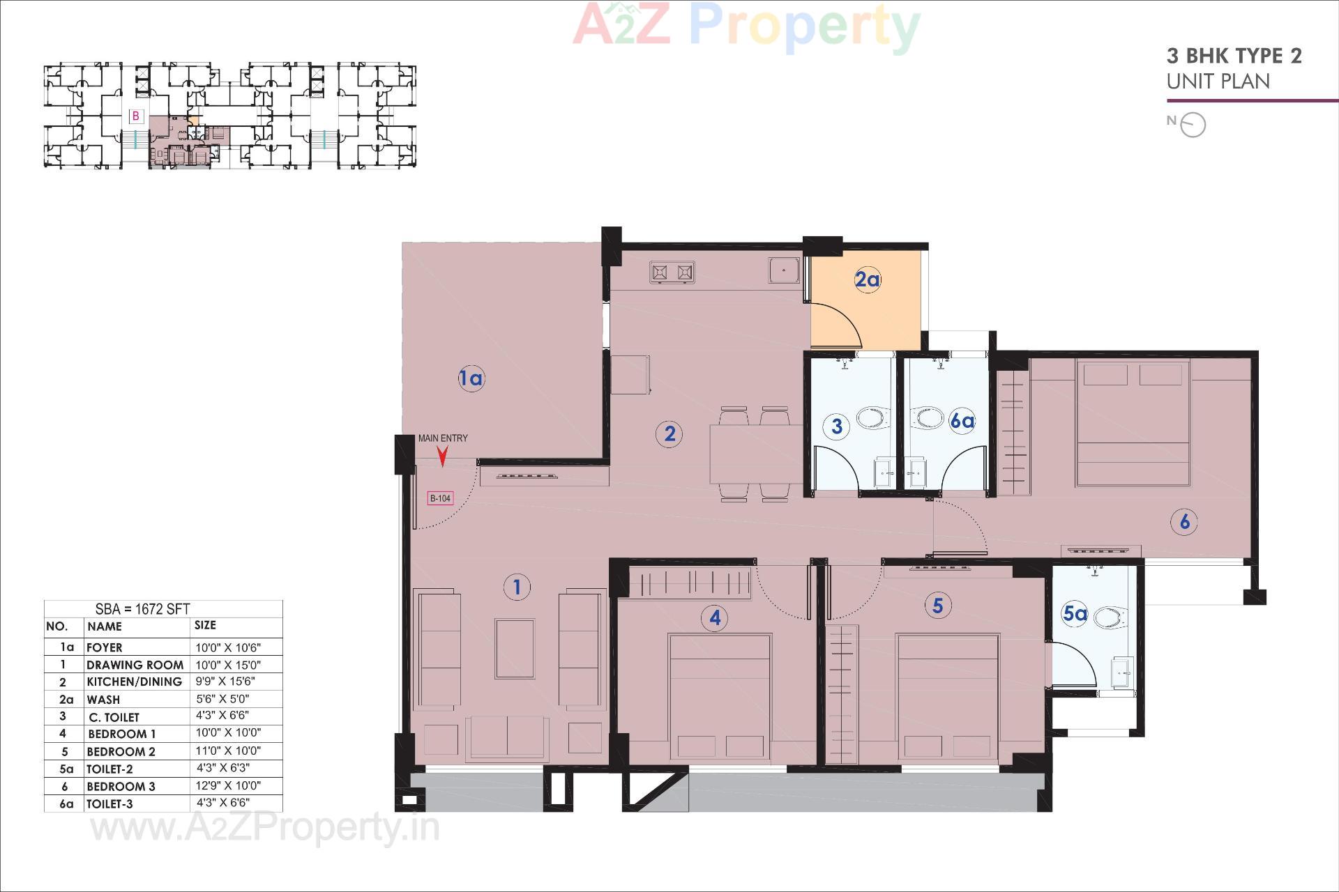 Layout of real estate project Empire Evok located at Ahmedabad, Ahmedabad, Gujarat
