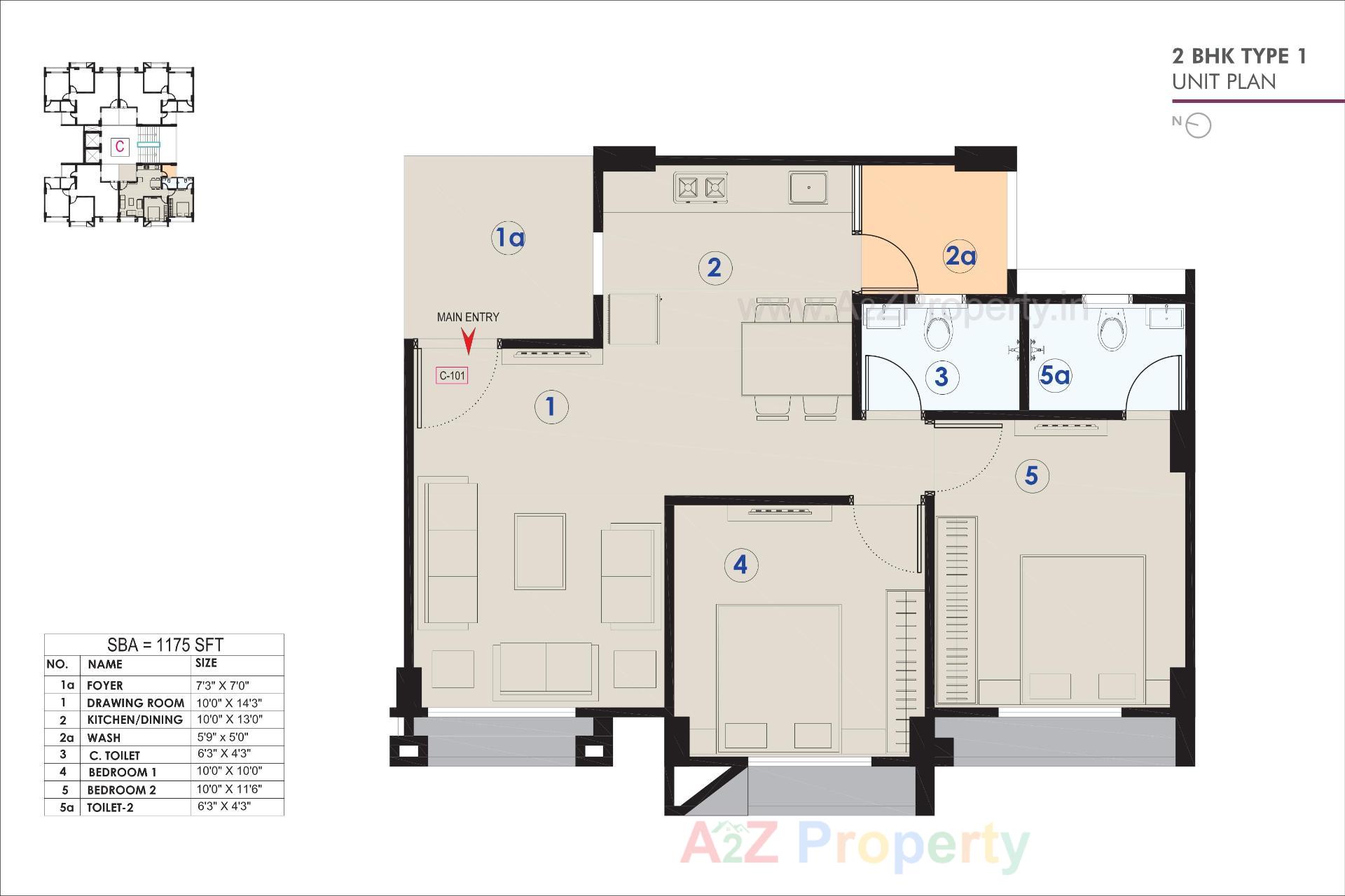 Layout of real estate project Empire Evok located at Ahmedabad, Ahmedabad, Gujarat