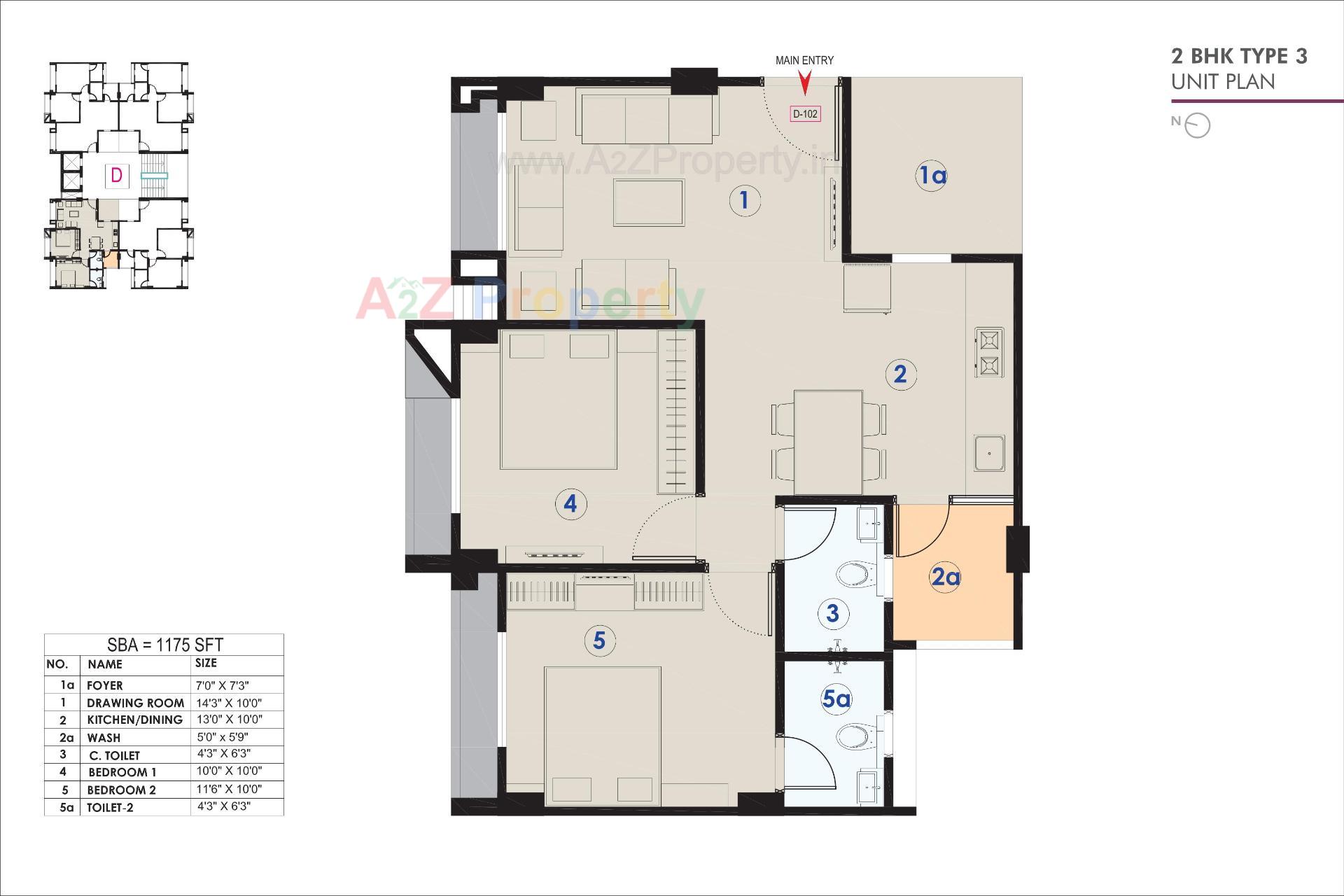 Layout of real estate project Empire Evok located at Ahmedabad, Ahmedabad, Gujarat