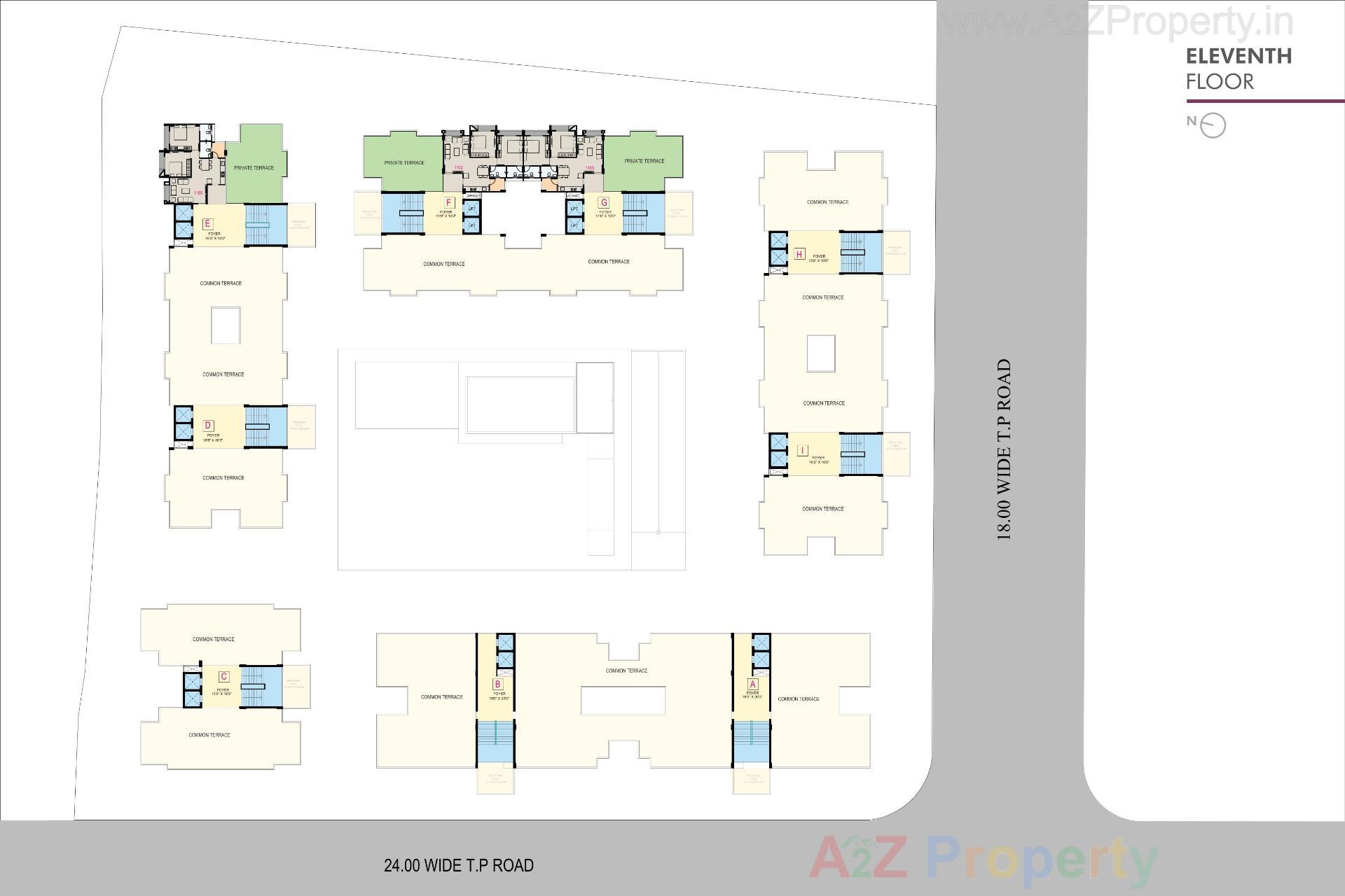 Layout of real estate project Empire Evok located at Ahmedabad, Ahmedabad, Gujarat