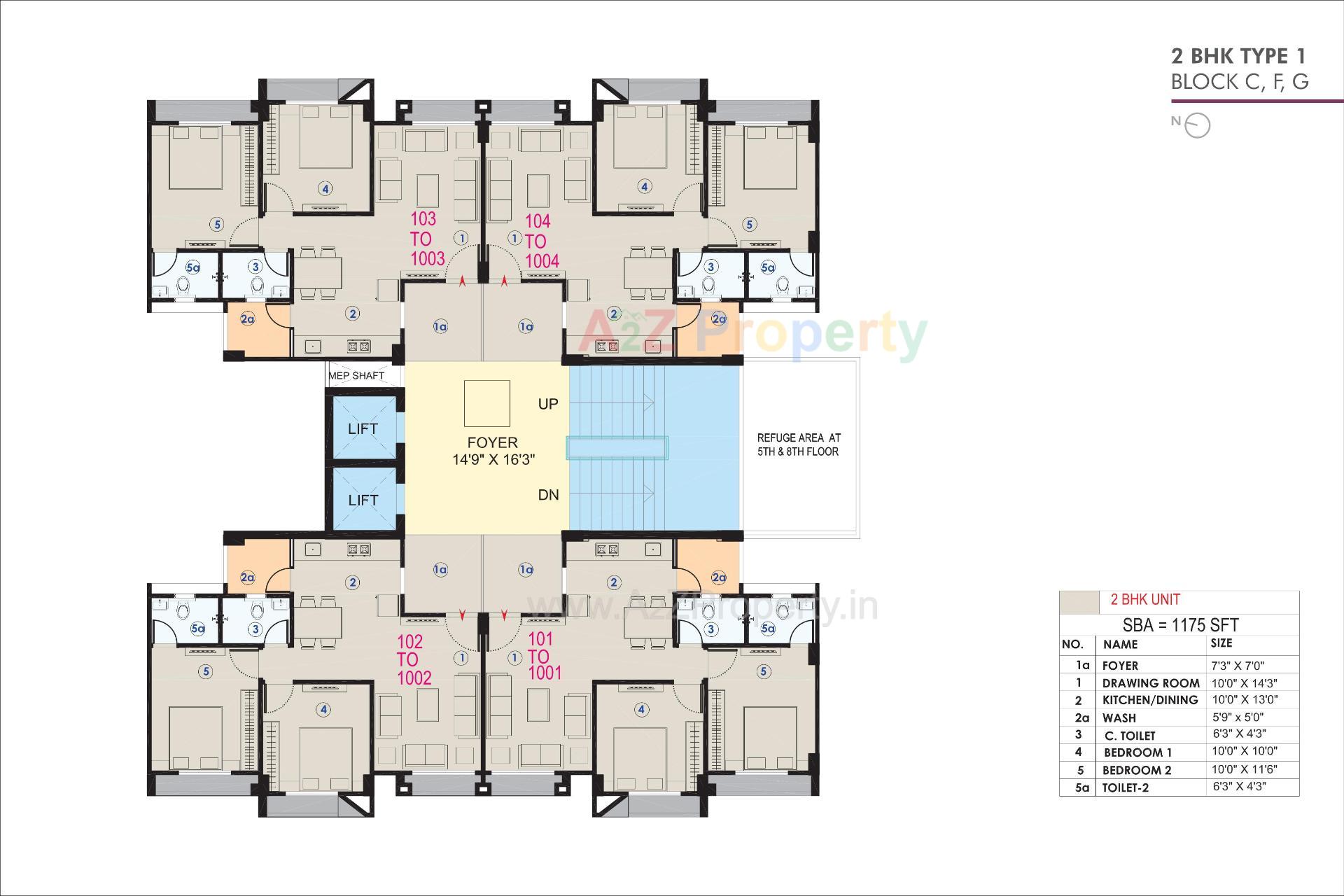 Layout of real estate project Empire Evok located at Ahmedabad, Ahmedabad, Gujarat