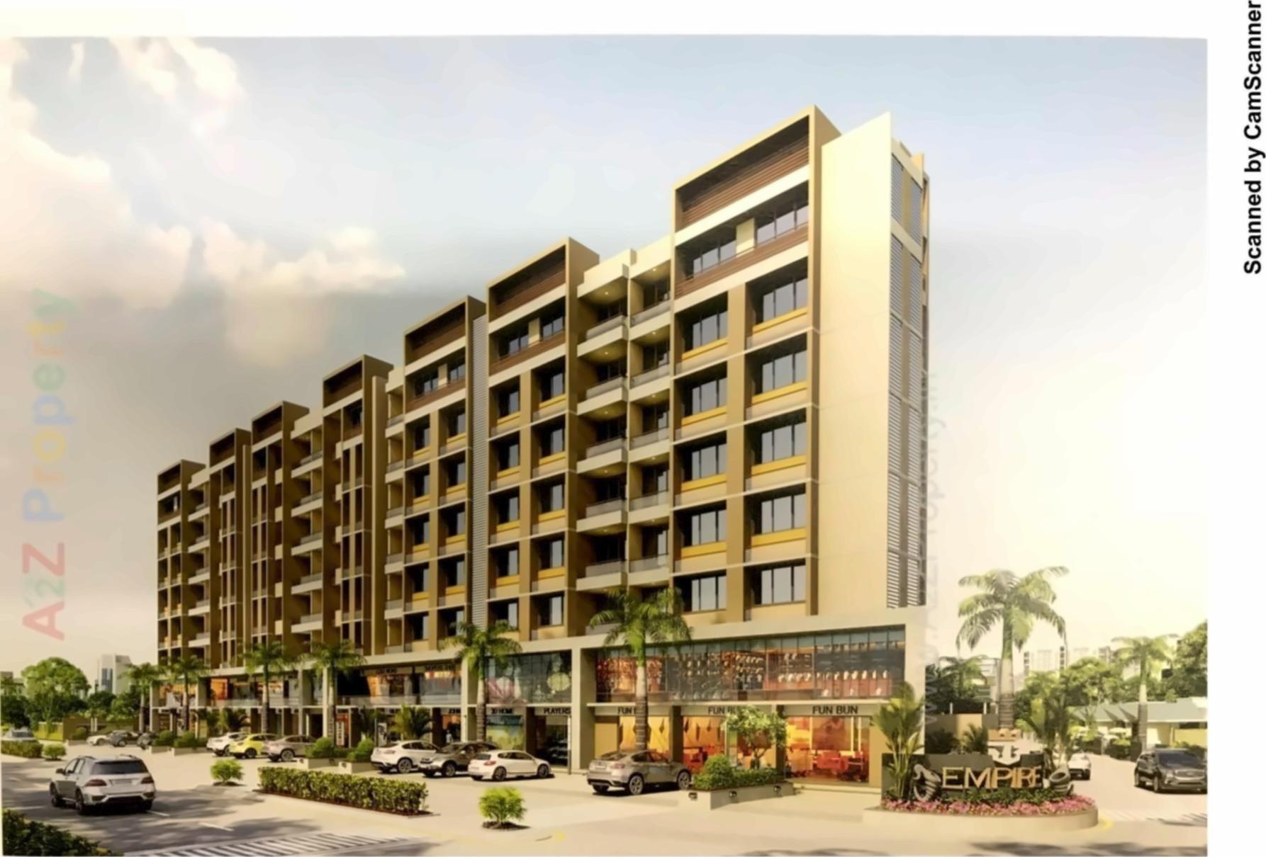 3D Elevation of real estate project Empire Heights located at Ghodasar, Ahmedabad, Gujarat