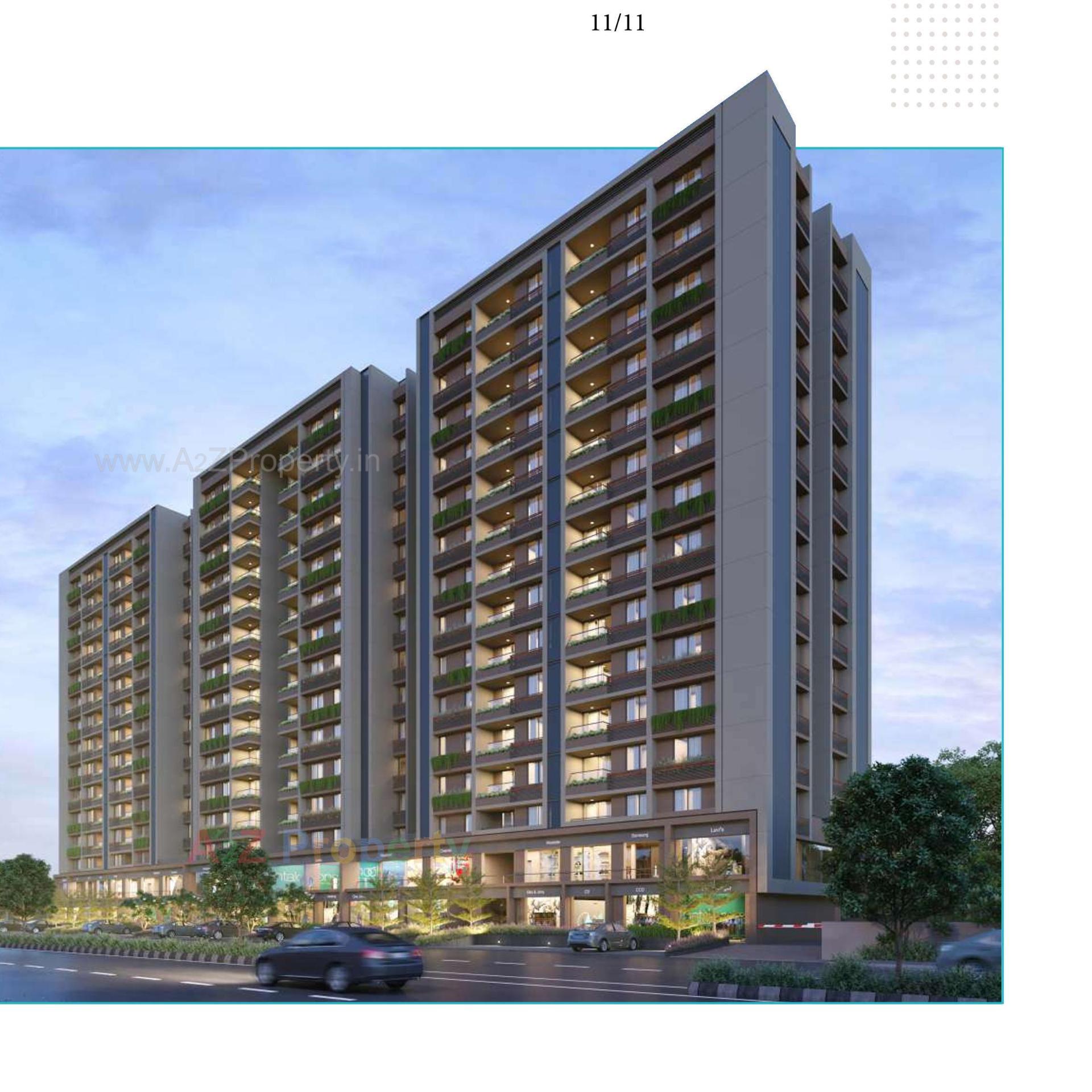 3D Elevation of real estate project Empire Skypark located at Ahmedabad, Ahmedabad, Gujarat