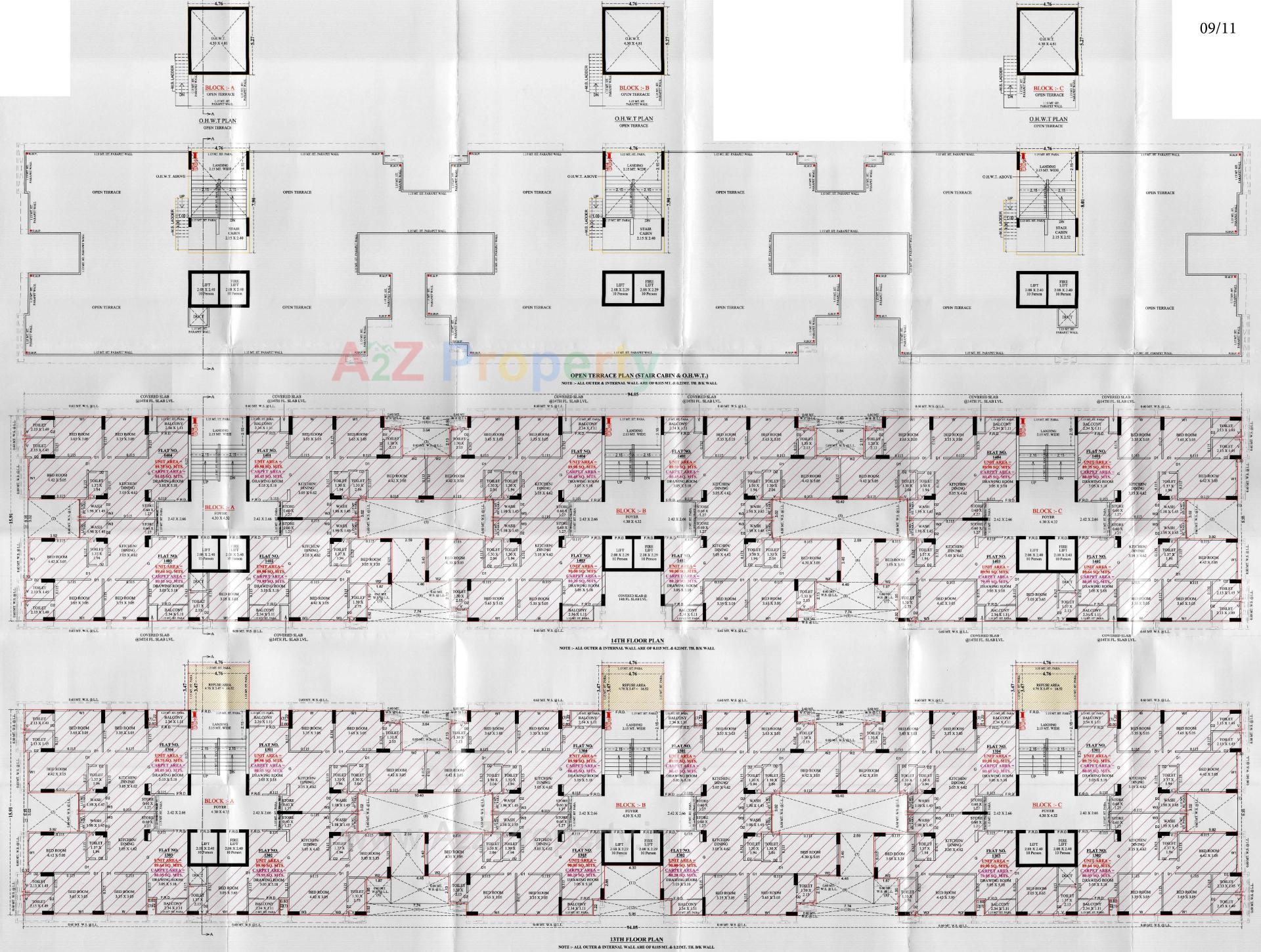 Layout of real estate project Empire Skypark located at Ahmedabad, Ahmedabad, Gujarat