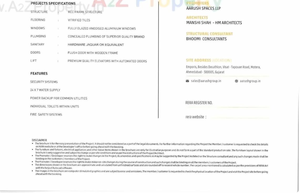 Project Specifications