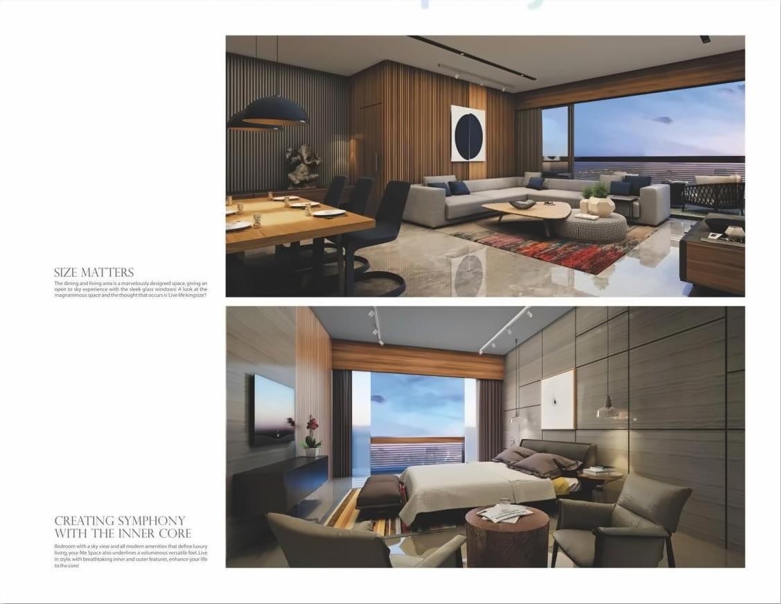 3D Elevation of real estate project Enstin located at Sola, Ahmedabad, Gujarat