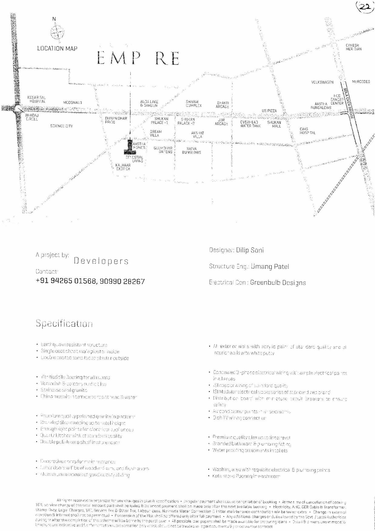  of real estate project Everest Empire located at Sola, Ahmedabad, Gujarat