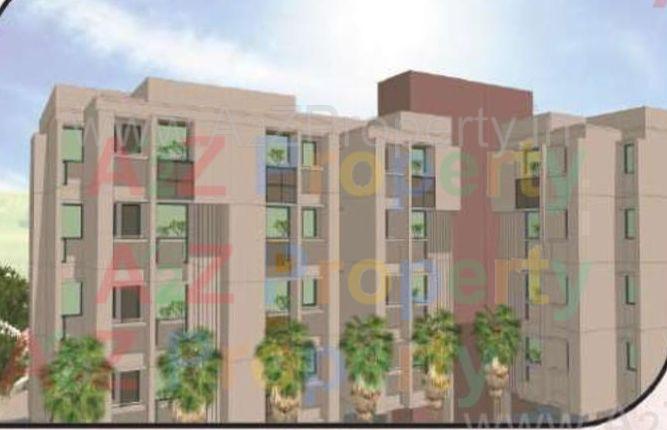 3D Elevation of real estate project Ews located at Muthiya, Ahmedabad, Gujarat