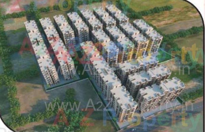 3D Elevation of real estate project Ews located at Muthiya, Ahmedabad, Gujarat