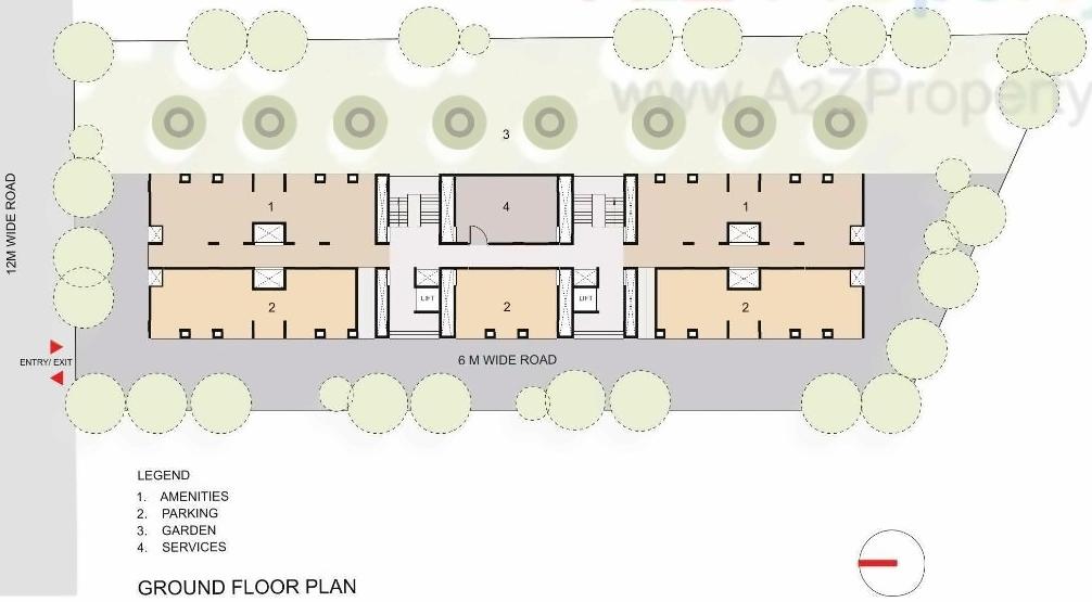 Layout of real estate project Ews   Koteshwar   60 located at Koteshwar, Ahmedabad, Gujarat