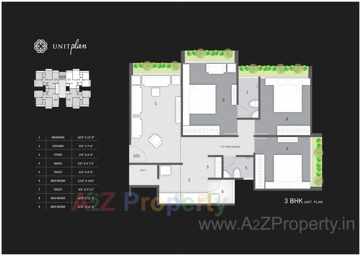 Layout of real estate project Facing East located at Bopal, Ahmedabad, Gujarat