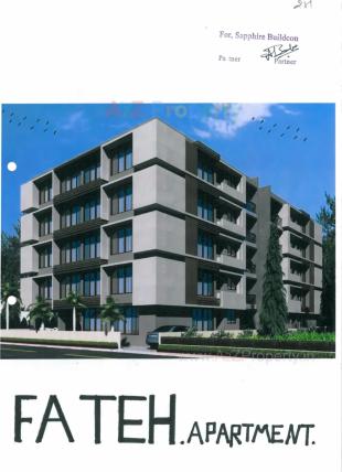 Elevation of real estate project Fateh Apartment located at Paldi, Ahmedabad, Gujarat