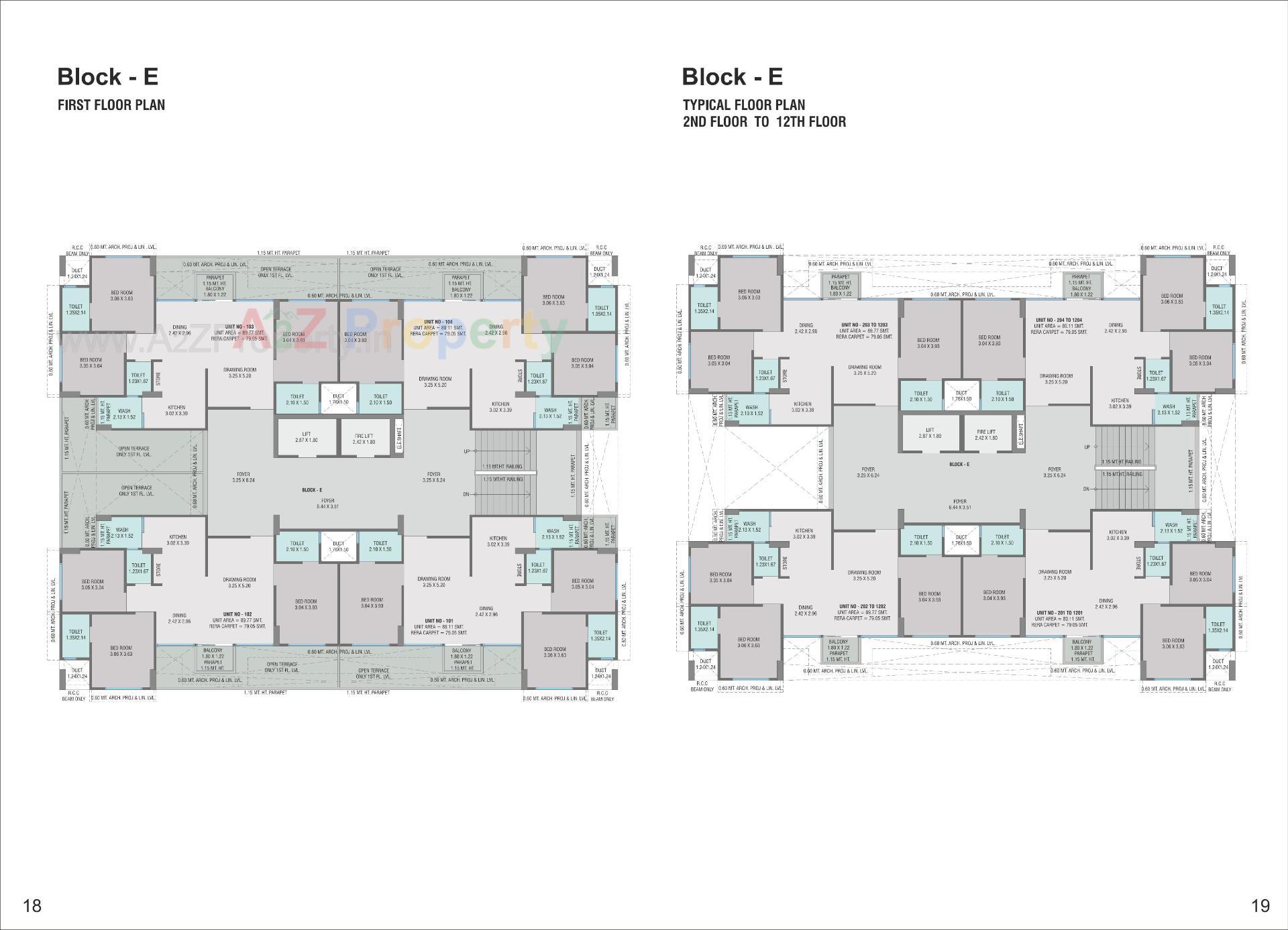 Layout of real estate project Festival O located at Gota, Ahmedabad, Gujarat