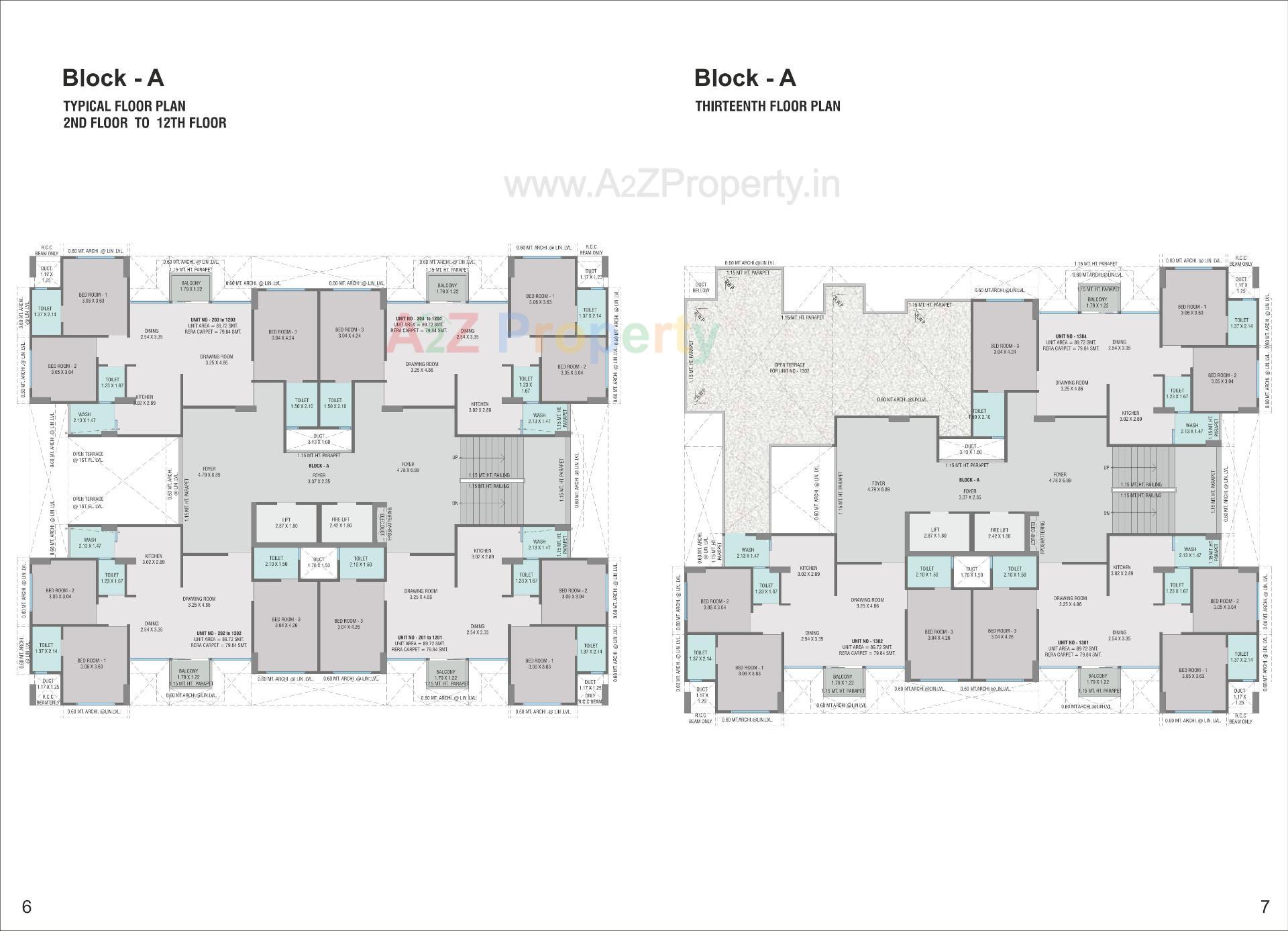 Layout of real estate project Festival O located at Gota, Ahmedabad, Gujarat