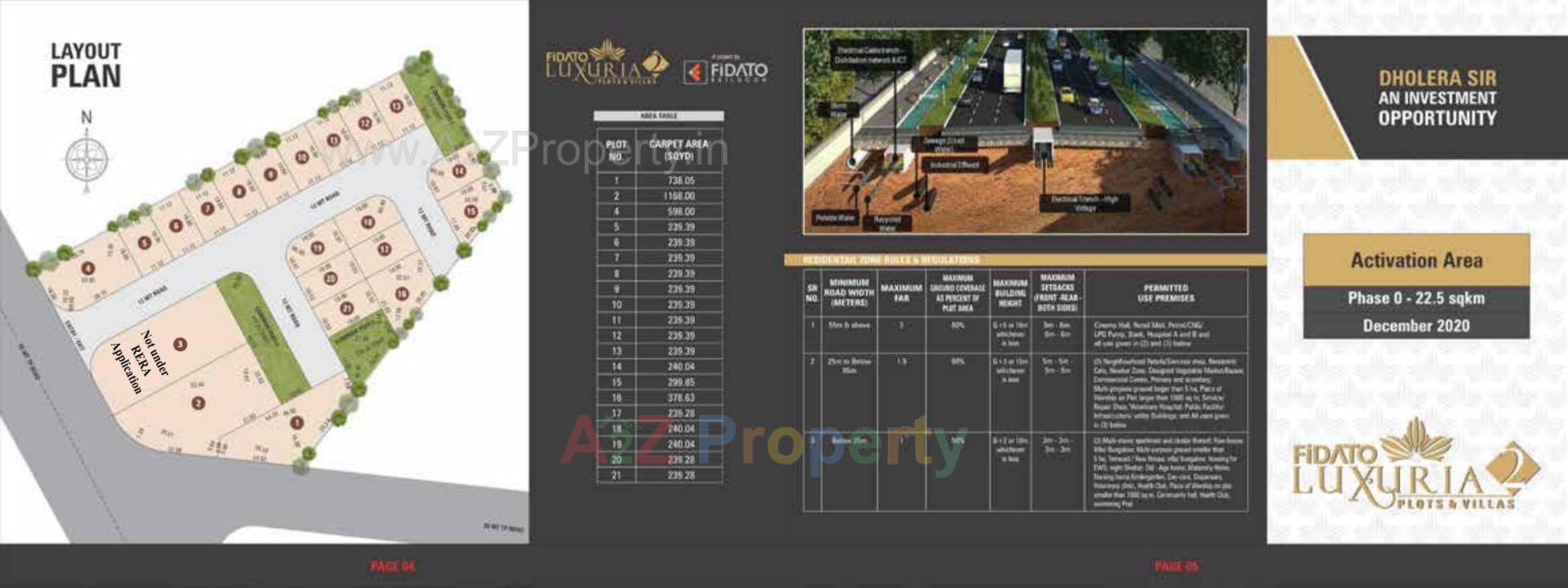  of real estate project Fidato Luxuria located at Dholera, Ahmedabad, Gujarat