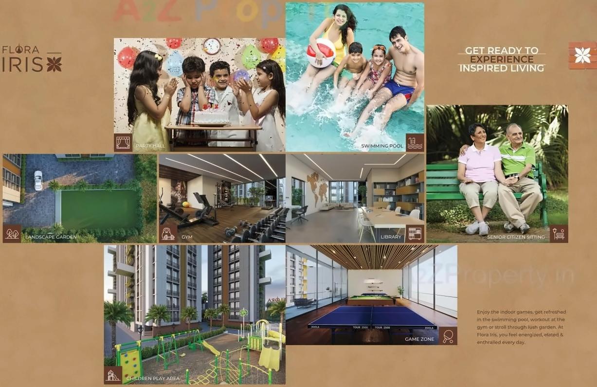  of real estate project Flora Iris located at Ghuma, Ahmedabad, Gujarat