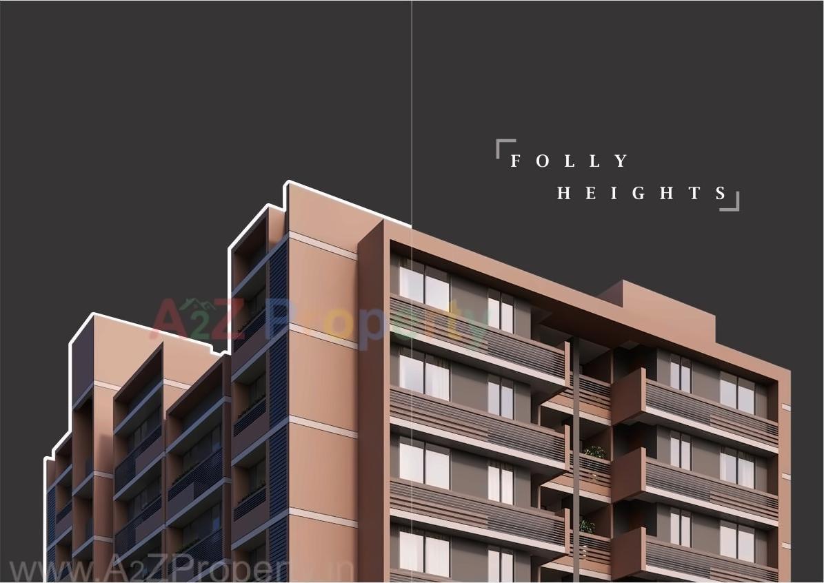 3D Elevation of real estate project Folly Heights located at Chenpur, Ahmedabad, Gujarat