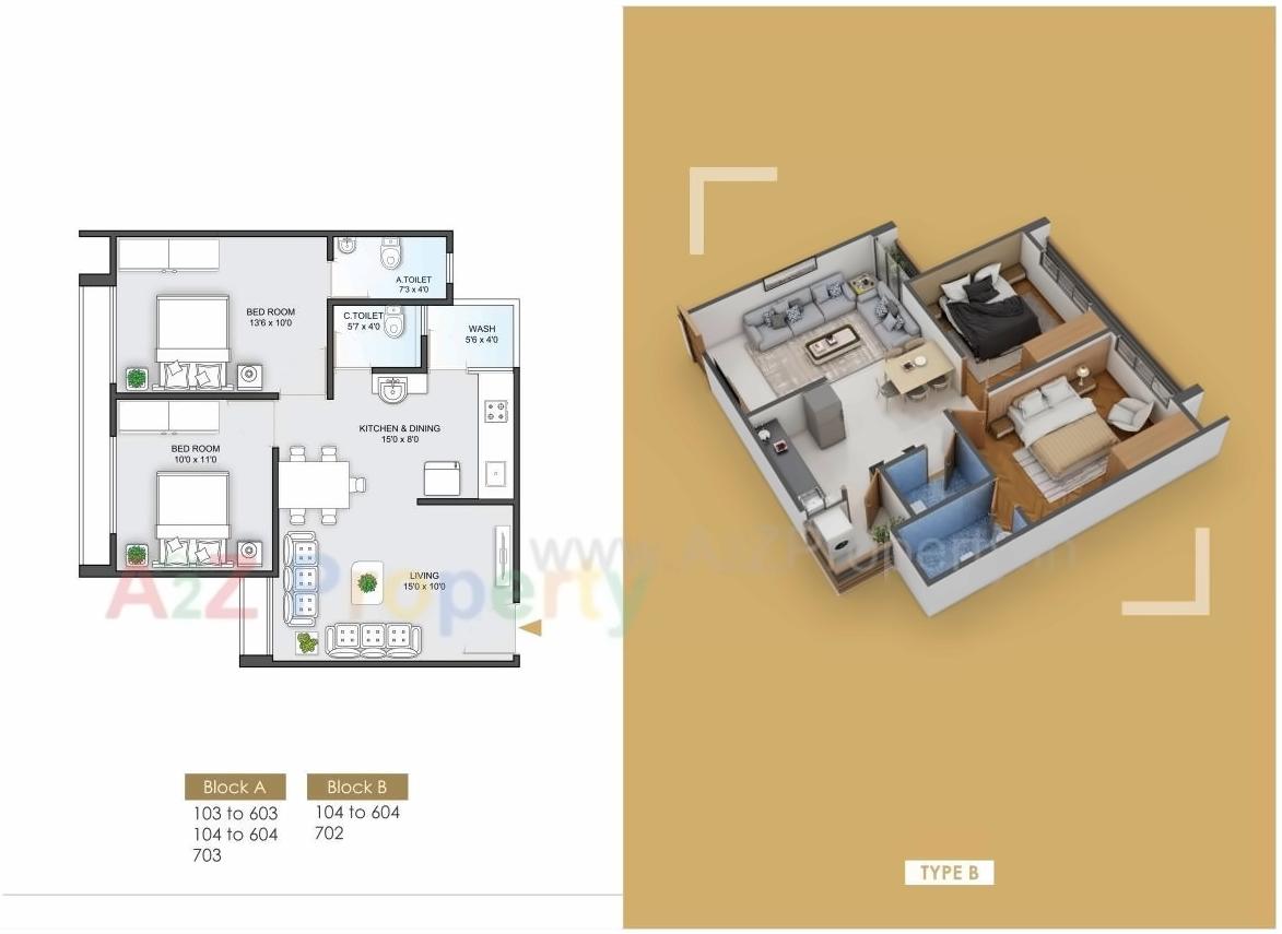 Layout of real estate project Folly Heights located at Chenpur, Ahmedabad, Gujarat