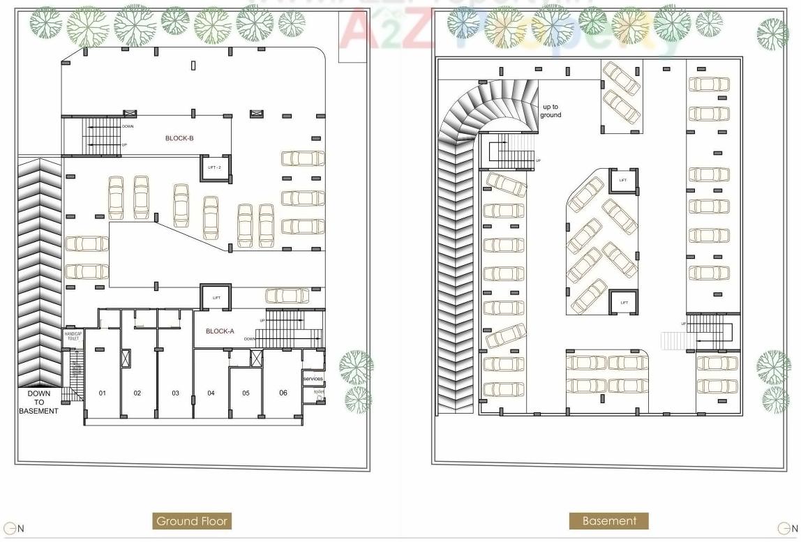 Layout of real estate project Folly Heights located at Chenpur, Ahmedabad, Gujarat
