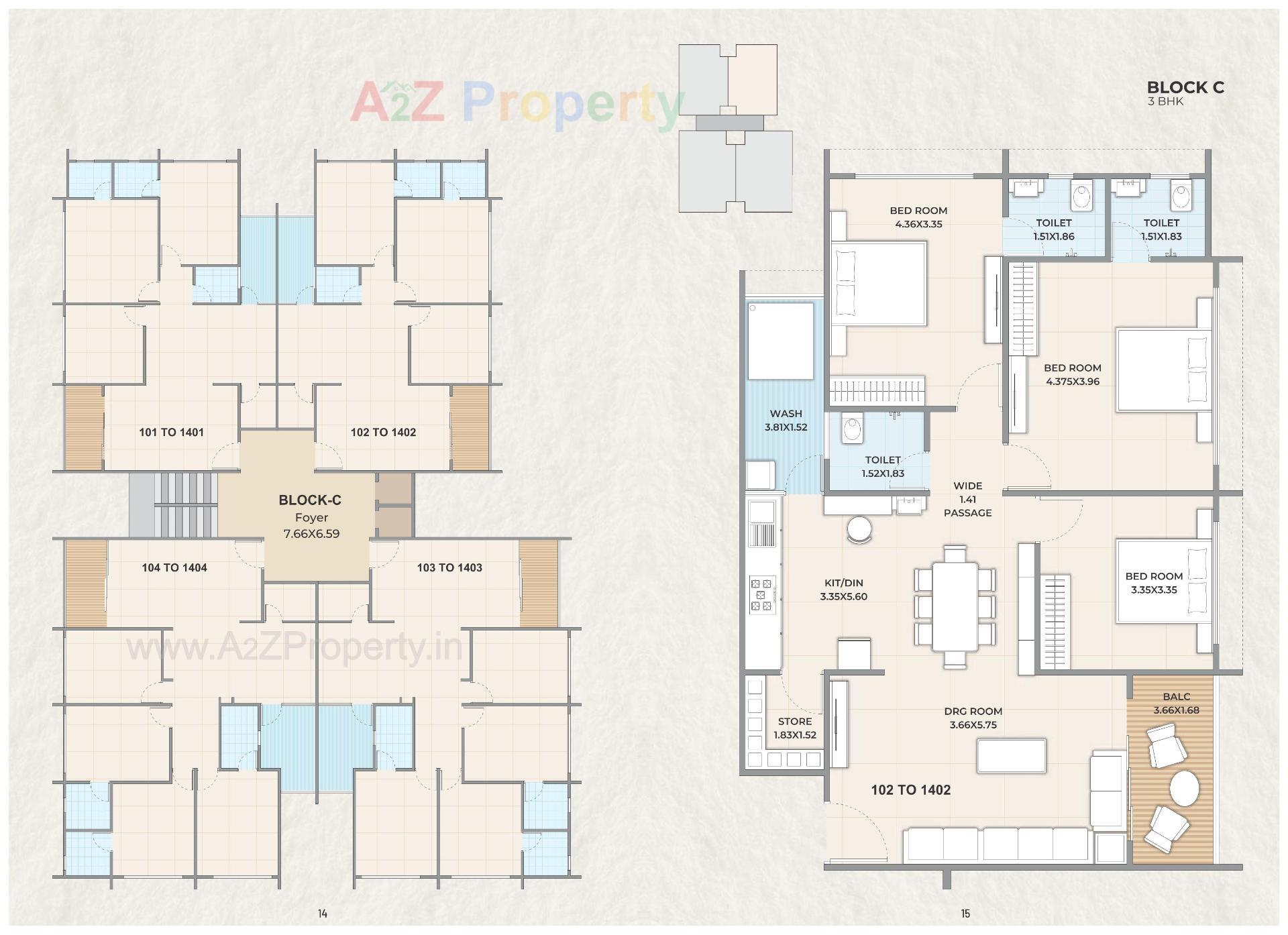 Layout of real estate project Fortune Empire located at Bilasiya, Ahmedabad, Gujarat