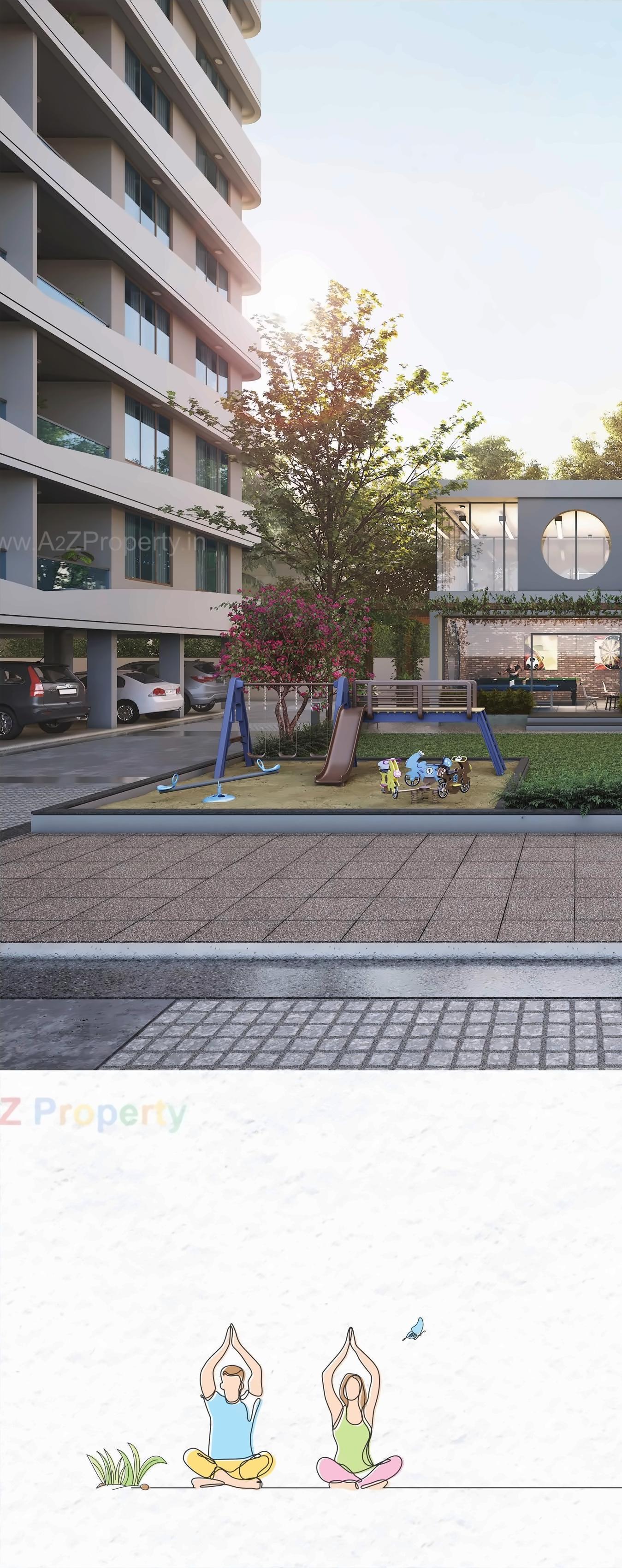 3D Elevation of real estate project Fortune Family located at Hanspura, Ahmedabad, Gujarat