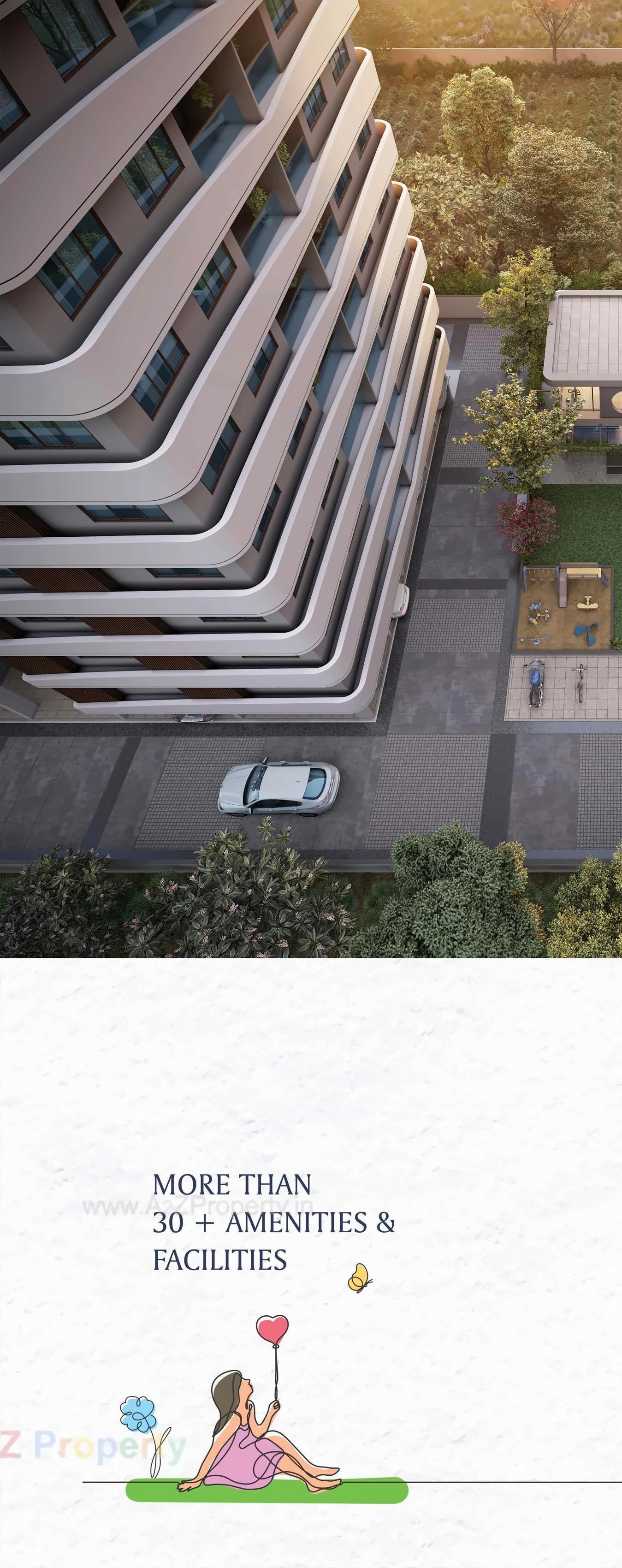 3D Elevation of real estate project Fortune Family located at Hanspura, Ahmedabad, Gujarat