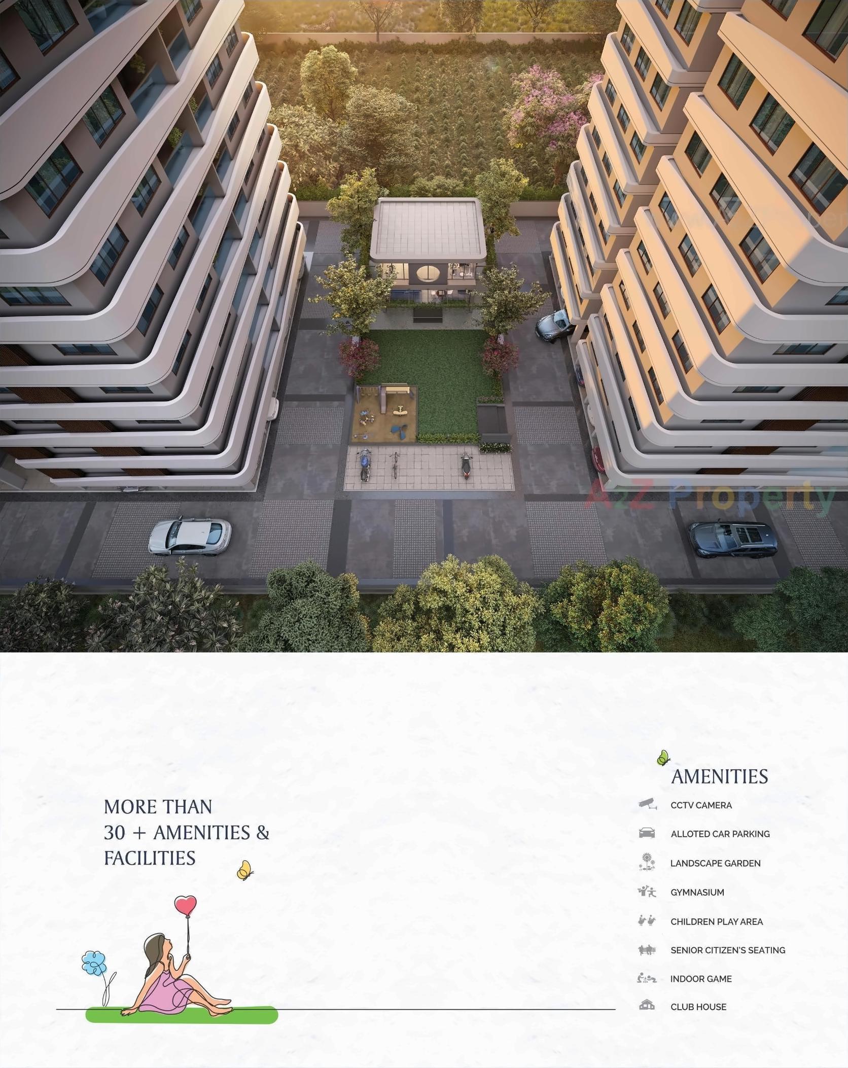 3D Elevation of real estate project Fortune Family located at Hanspura, Ahmedabad, Gujarat