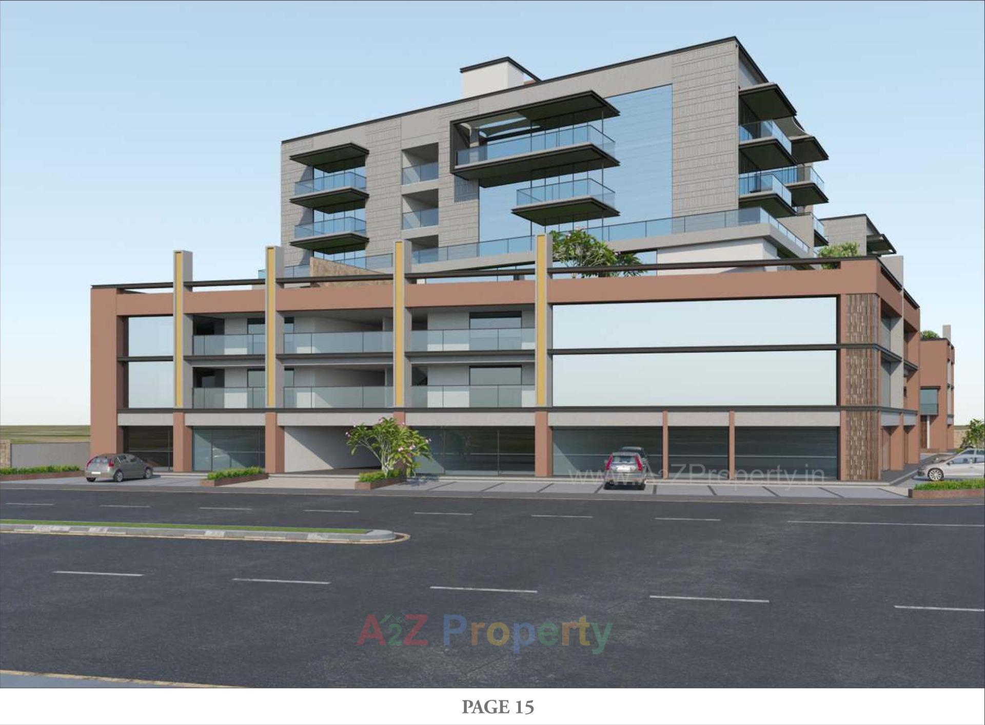 3D Elevation of real estate project Fortune Plaza located at Ahmedabad, Ahmedabad, Gujarat