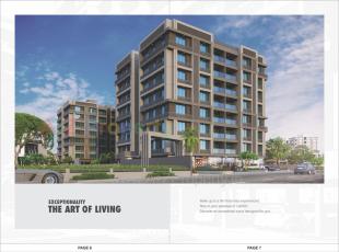 Elevation of real estate project Fortune Rhythm located at Hanspura, Ahmedabad, Gujarat