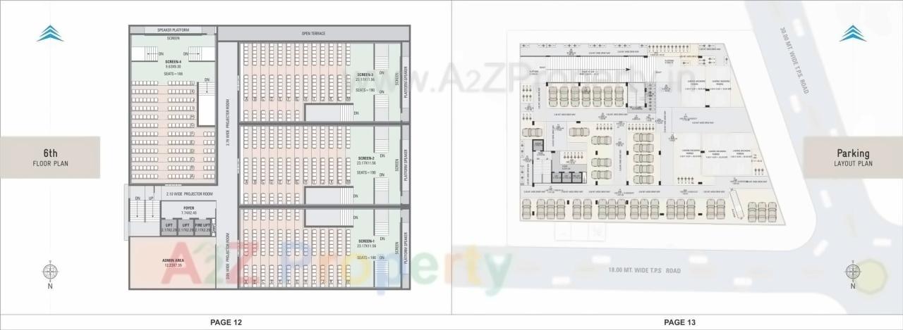 Layout of real estate project Fortune Sky located at Nikol, Ahmedabad, Gujarat