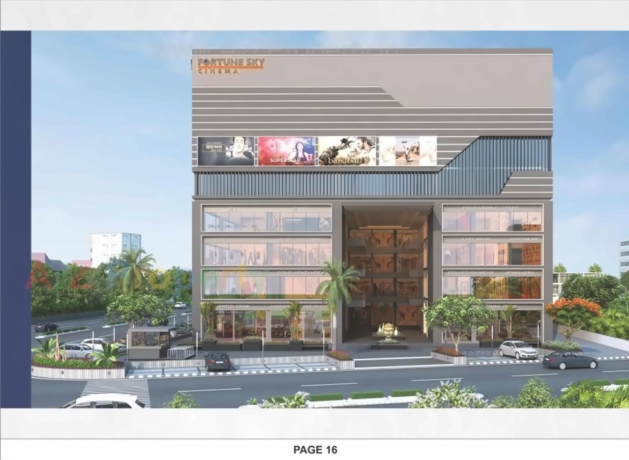 3D Elevation of real estate project Fortune Sky located at Nikol, Ahmedabad, Gujarat