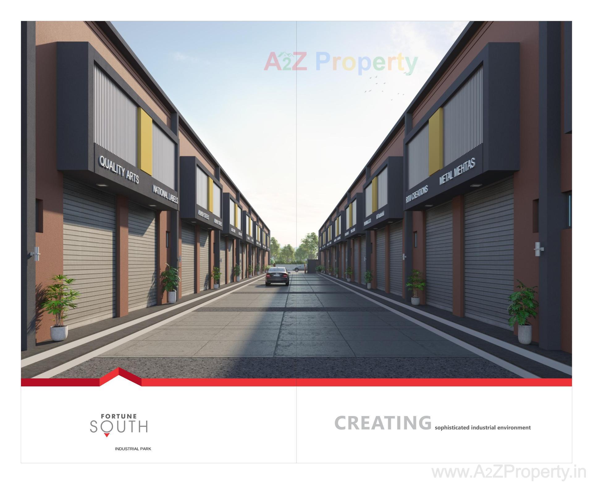 3D Elevation of real estate project Fortune South Industrial Park located at Ahmedabad, Ahmedabad, Gujarat