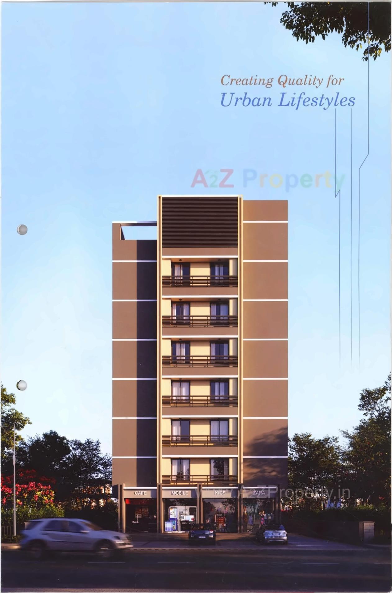3D Elevation of real estate project G5 located at Ghuma, Ahmedabad, Gujarat