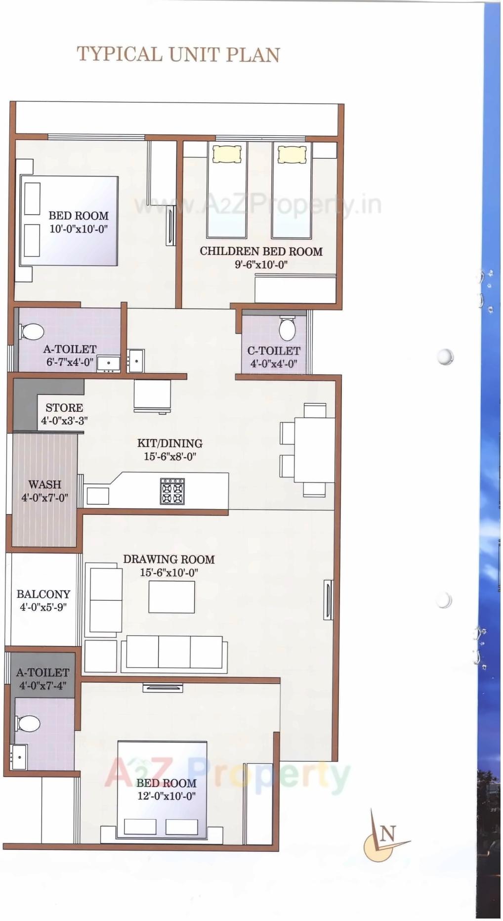 Layout of real estate project G5 located at Ghuma, Ahmedabad, Gujarat