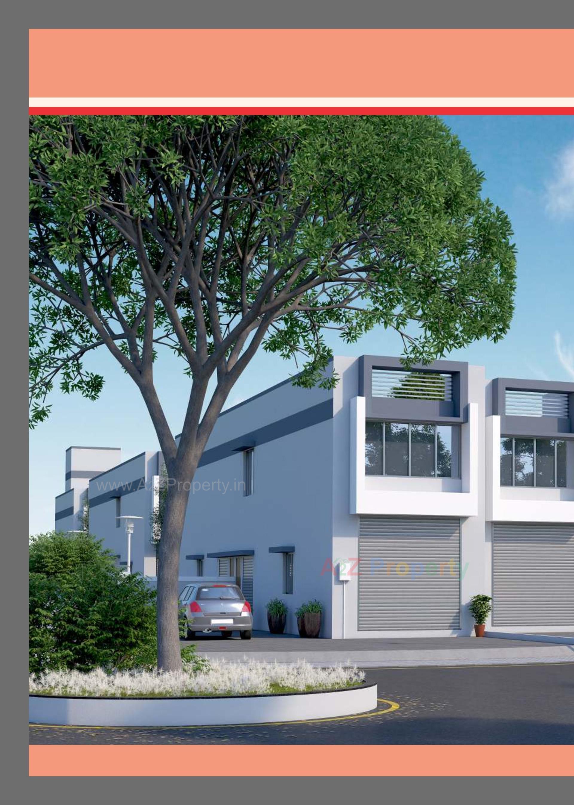 3D Elevation of real estate project Gajanan Industrial Hub located at Ahmedabad, Ahmedabad, Gujarat