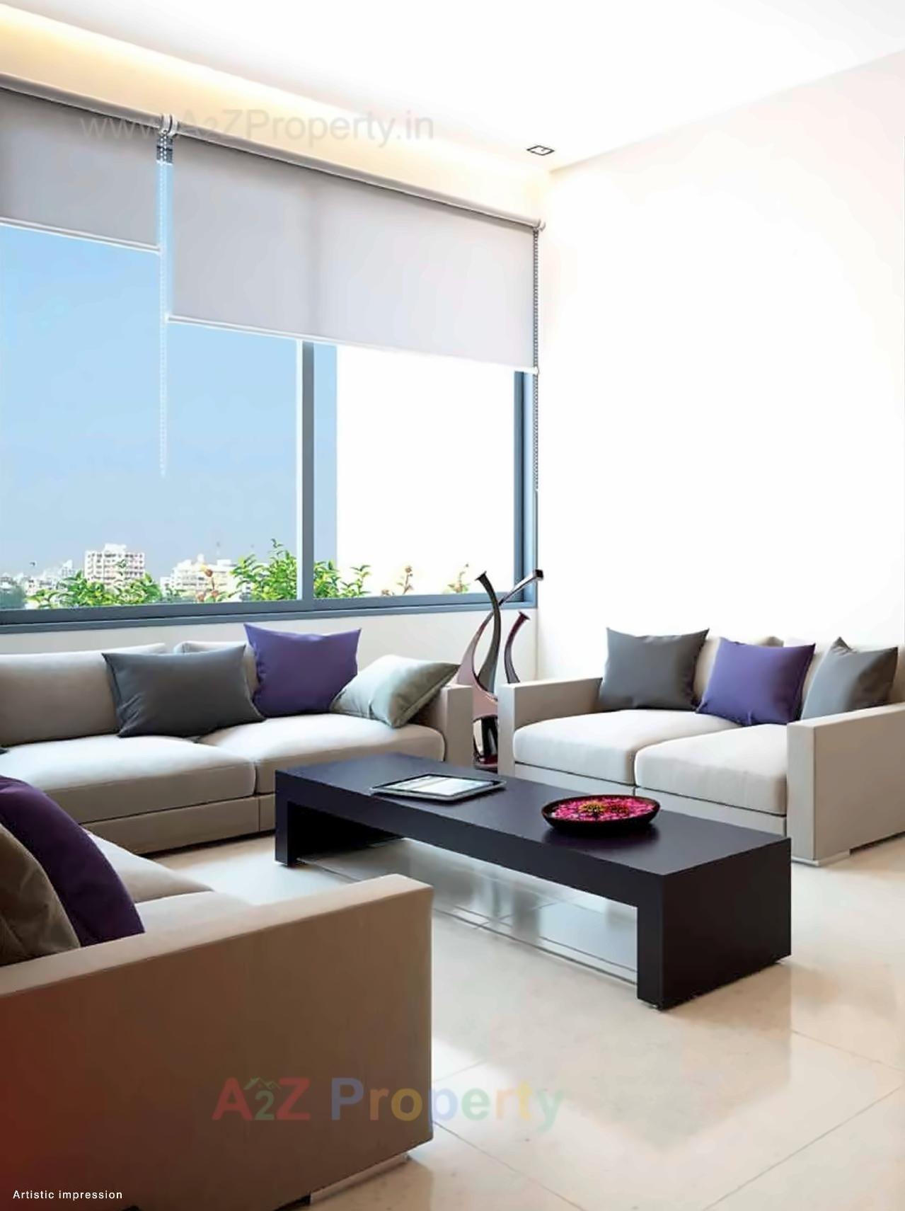 3D Elevation of real estate project Gala Eternia located at Thaltej, Ahmedabad, Gujarat