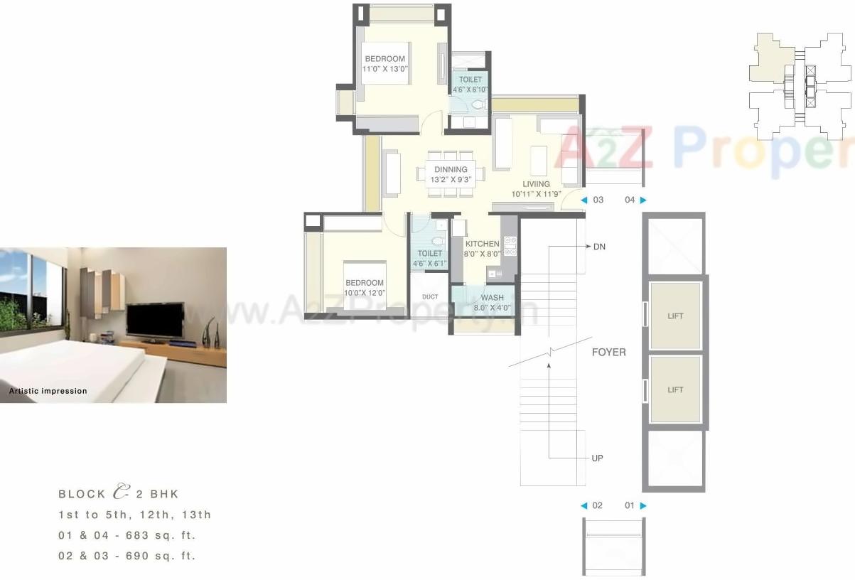 Layout of real estate project Gala Glory located at Ahmedabad, Ahmedabad, Gujarat