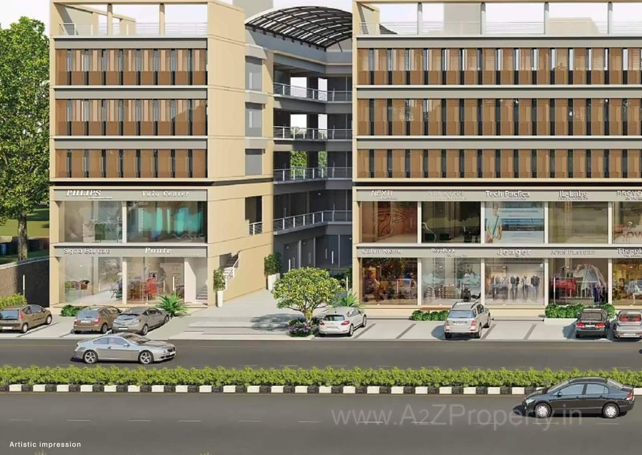 3D Elevation of real estate project Gala Magnus located at Ahmedabad, Ahmedabad, Gujarat