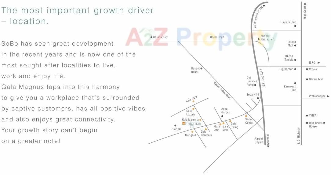  of real estate project Gala Magnus located at Ahmedabad, Ahmedabad, Gujarat