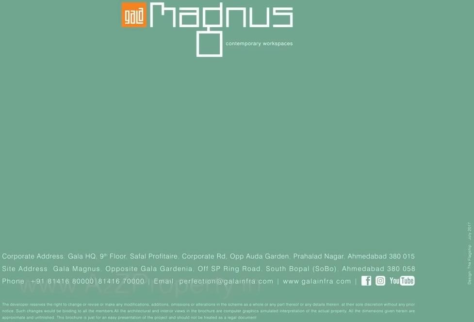  of real estate project Gala Magnus located at Ahmedabad, Ahmedabad, Gujarat