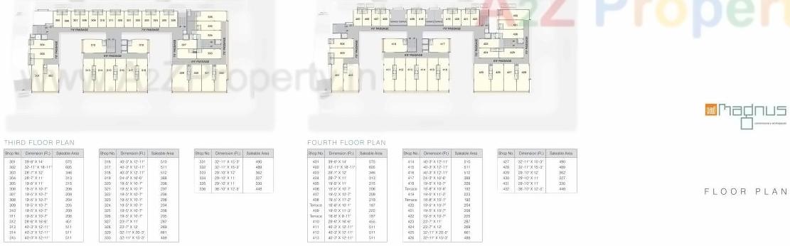 Layout of real estate project Gala Magnus located at Ahmedabad, Ahmedabad, Gujarat