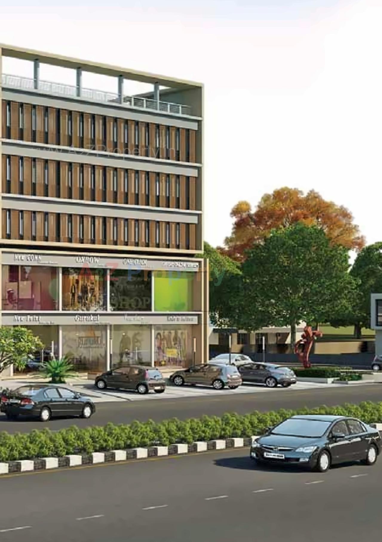 3D Elevation of real estate project Gala Magnus located at Ahmedabad, Ahmedabad, Gujarat