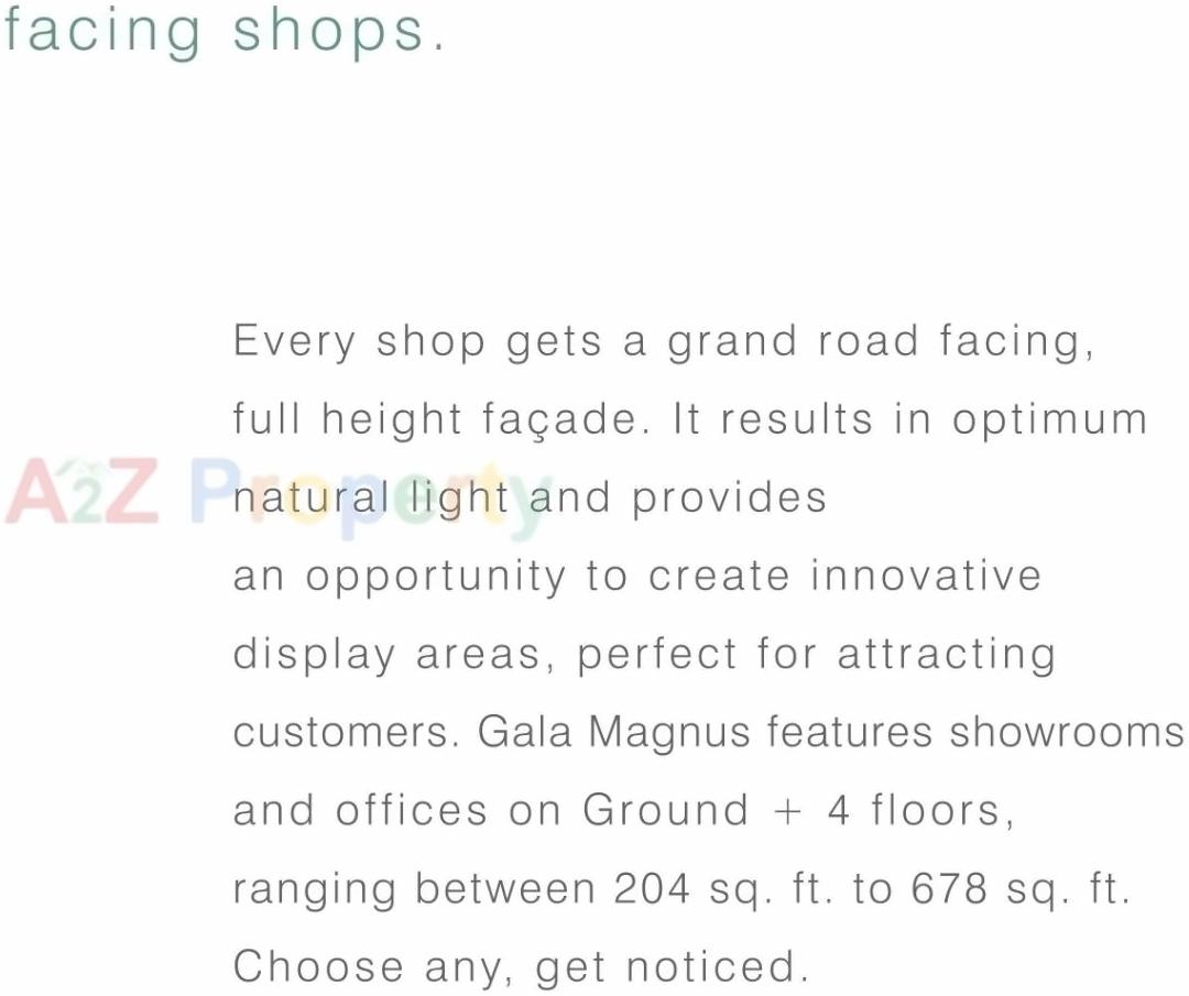  of real estate project Gala Magnus located at Ahmedabad, Ahmedabad, Gujarat