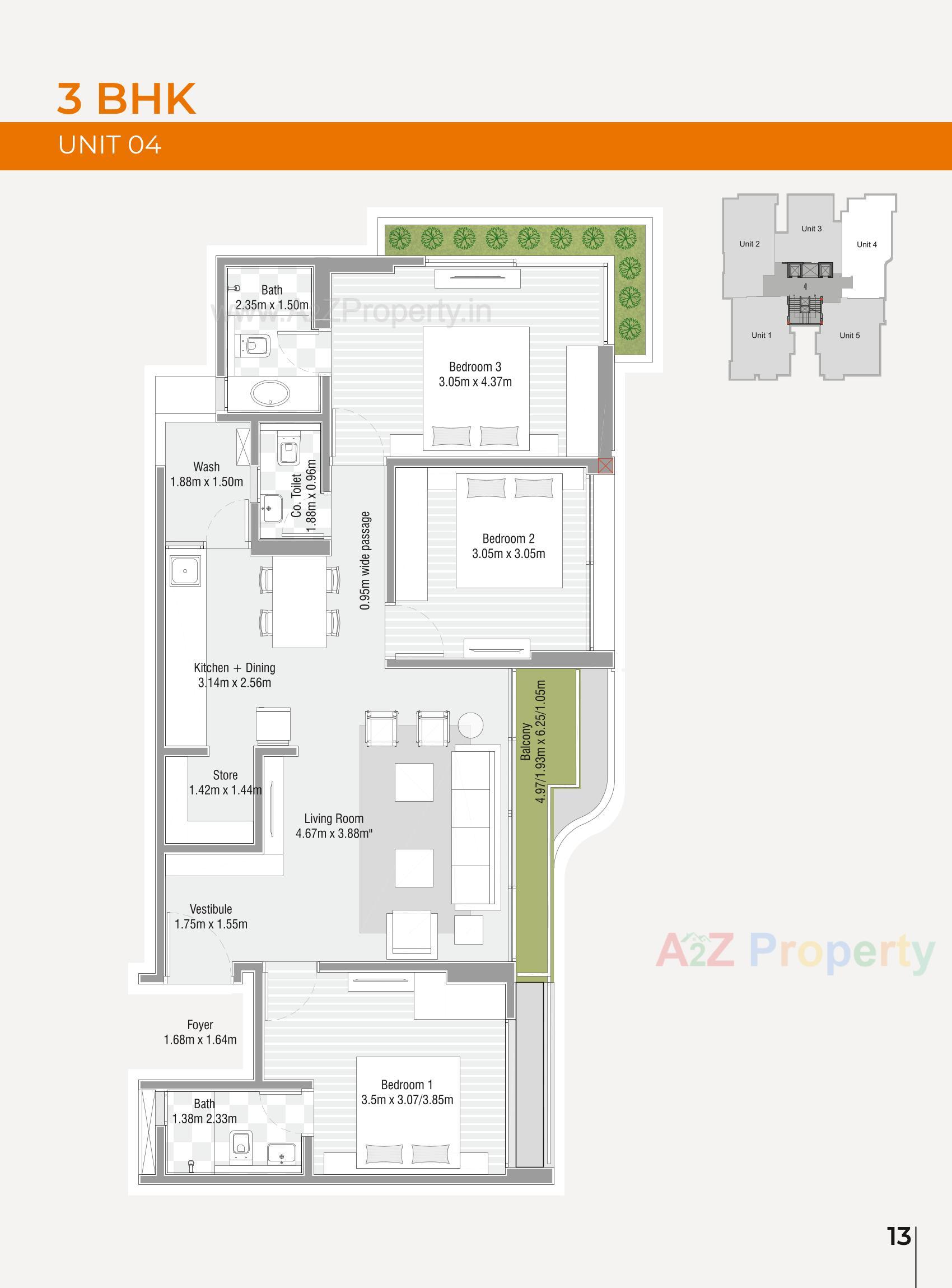 Layout of real estate project Gamara Exotica located at Ghuma, Ahmedabad, Gujarat