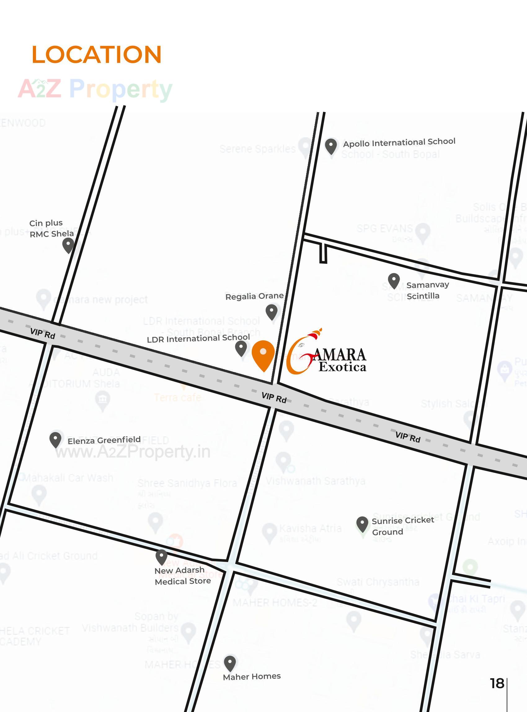  of real estate project Gamara Exotica located at Ghuma, Ahmedabad, Gujarat